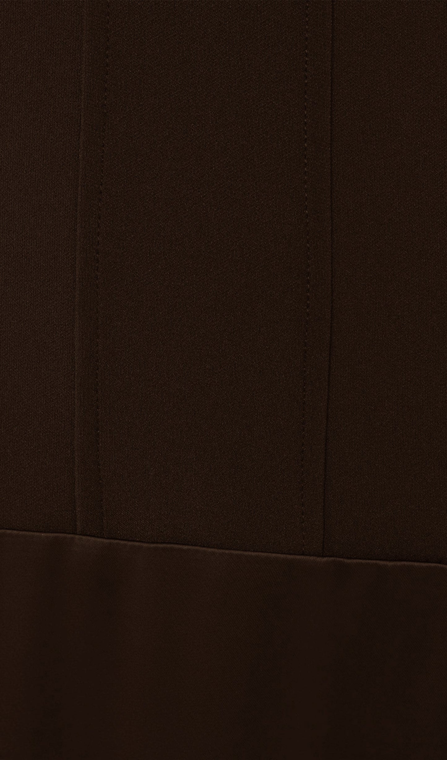 Knitted Satin Maxi Dress -Coffee