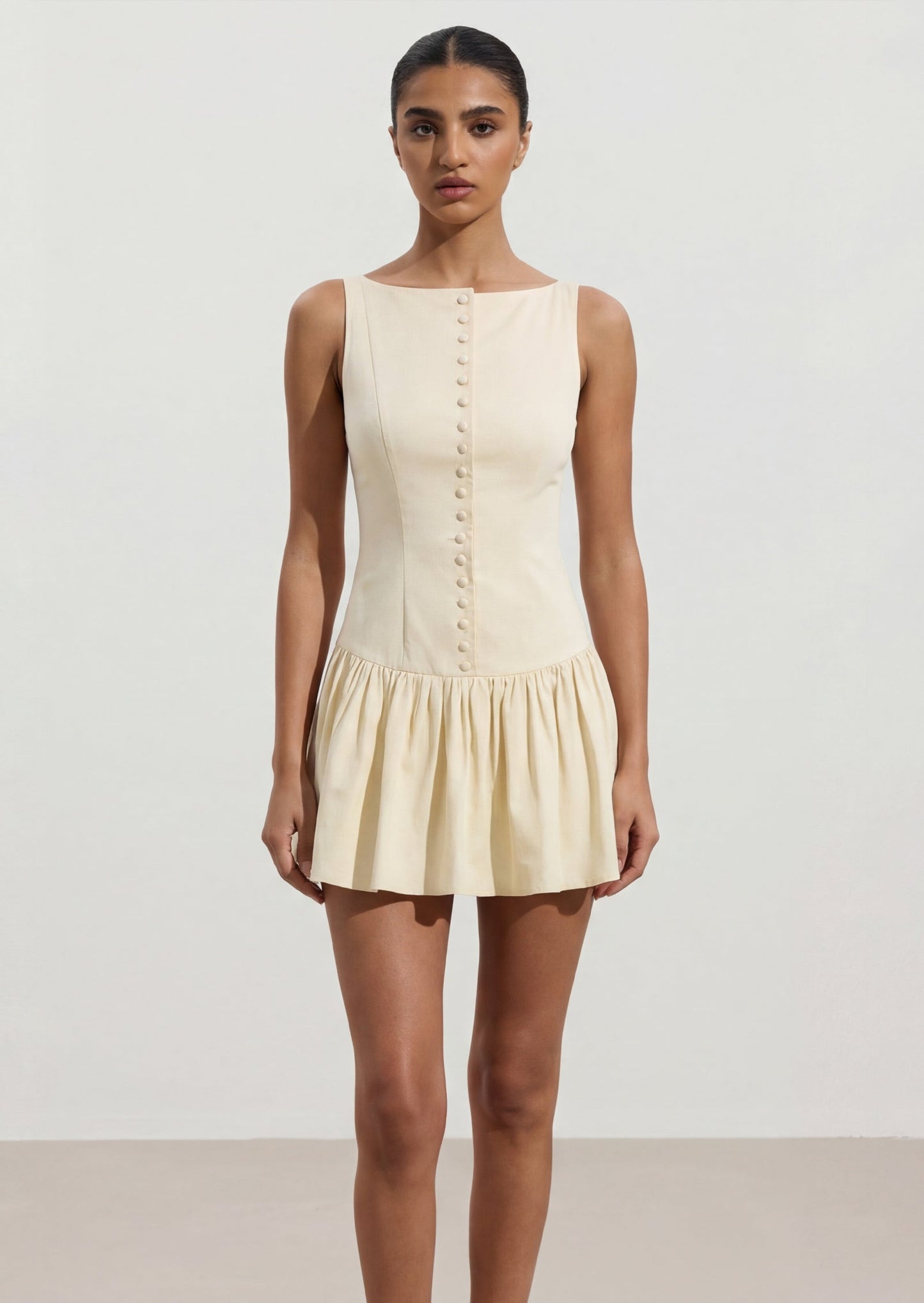 Sleeveelss A-Line Mini Dress