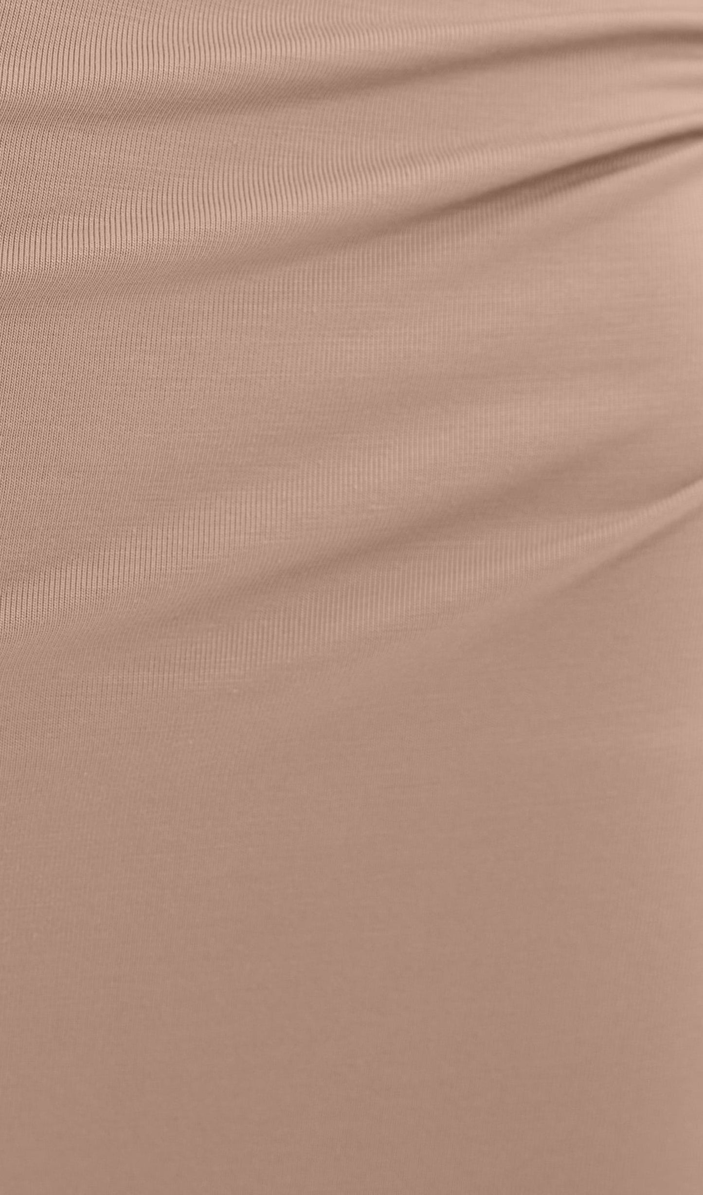 Knitted Maxi Dress With Pleats In Brown