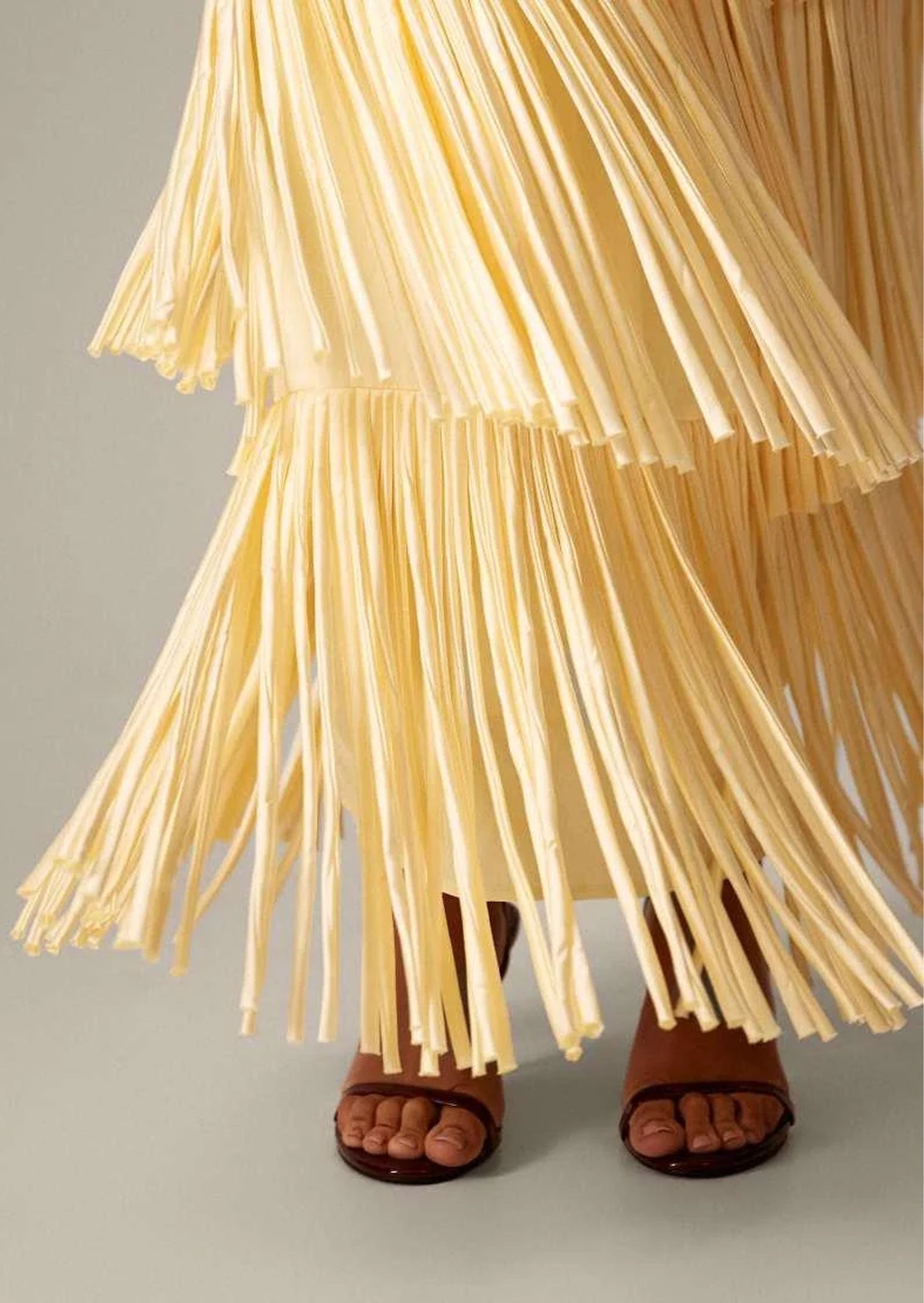 Arrange Fringe Tiered Two Piece Set