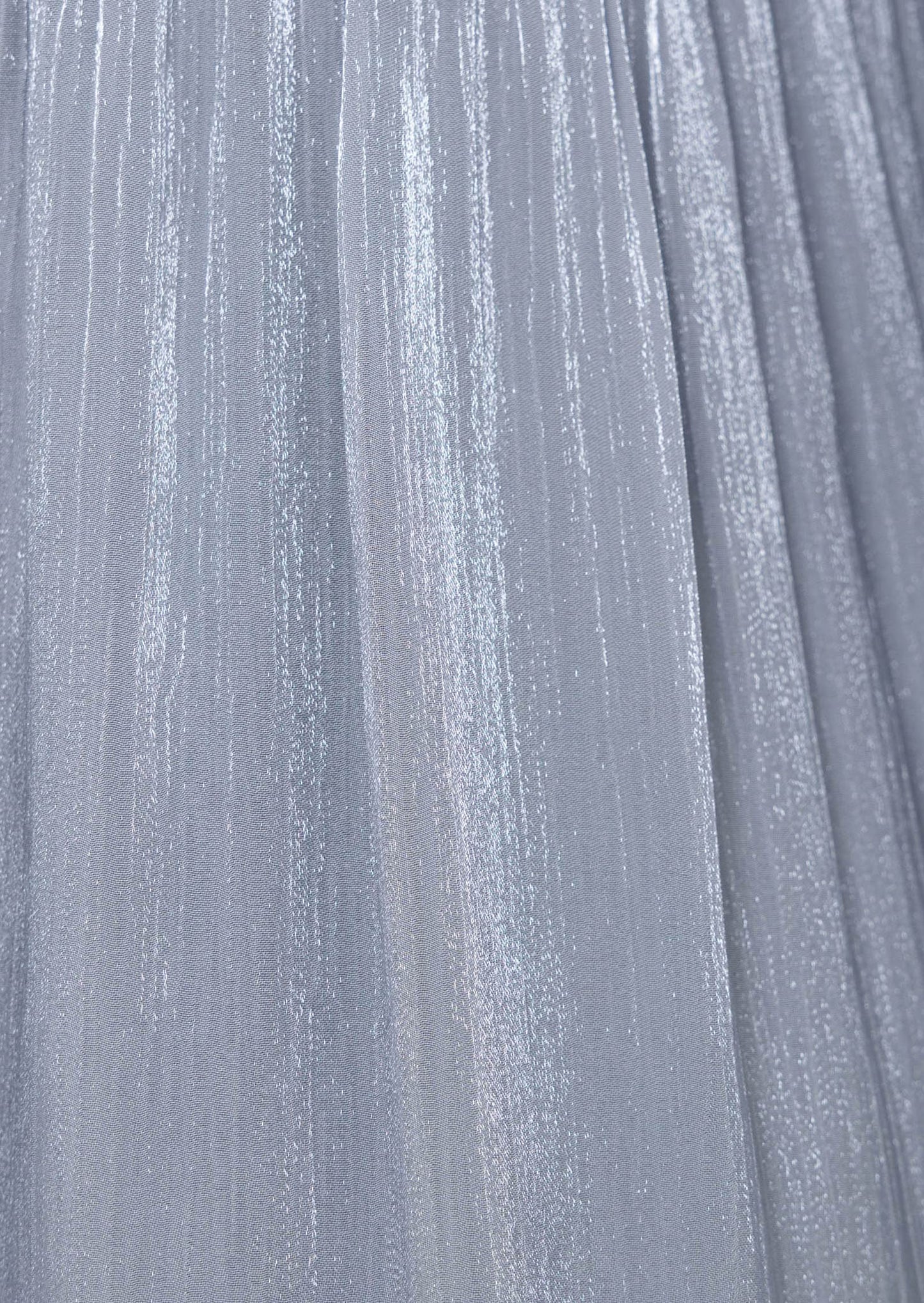Metallic Fabric Maxi Dress With Light Sleeves
