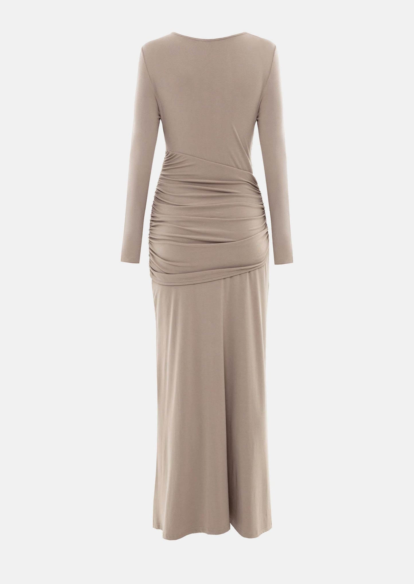 Layali Rose Maxi Dress With Metallic Decoration