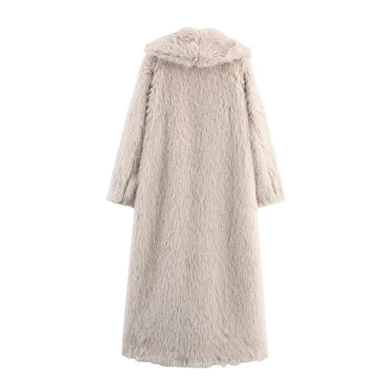 Faux Fur Maxi Coat