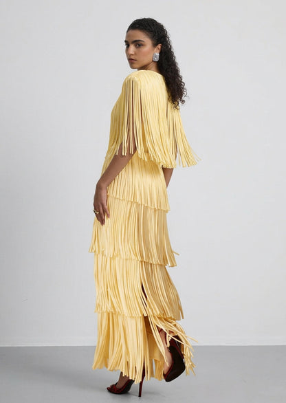 Arrange Fringe Tiered Two Piece Set