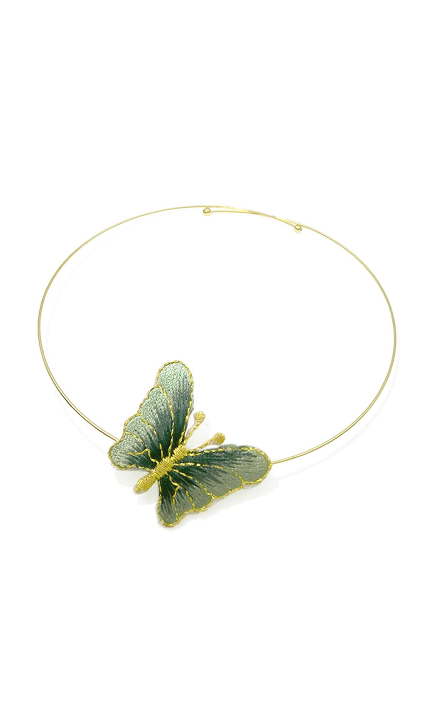 Butterfly Round Choker Necklace