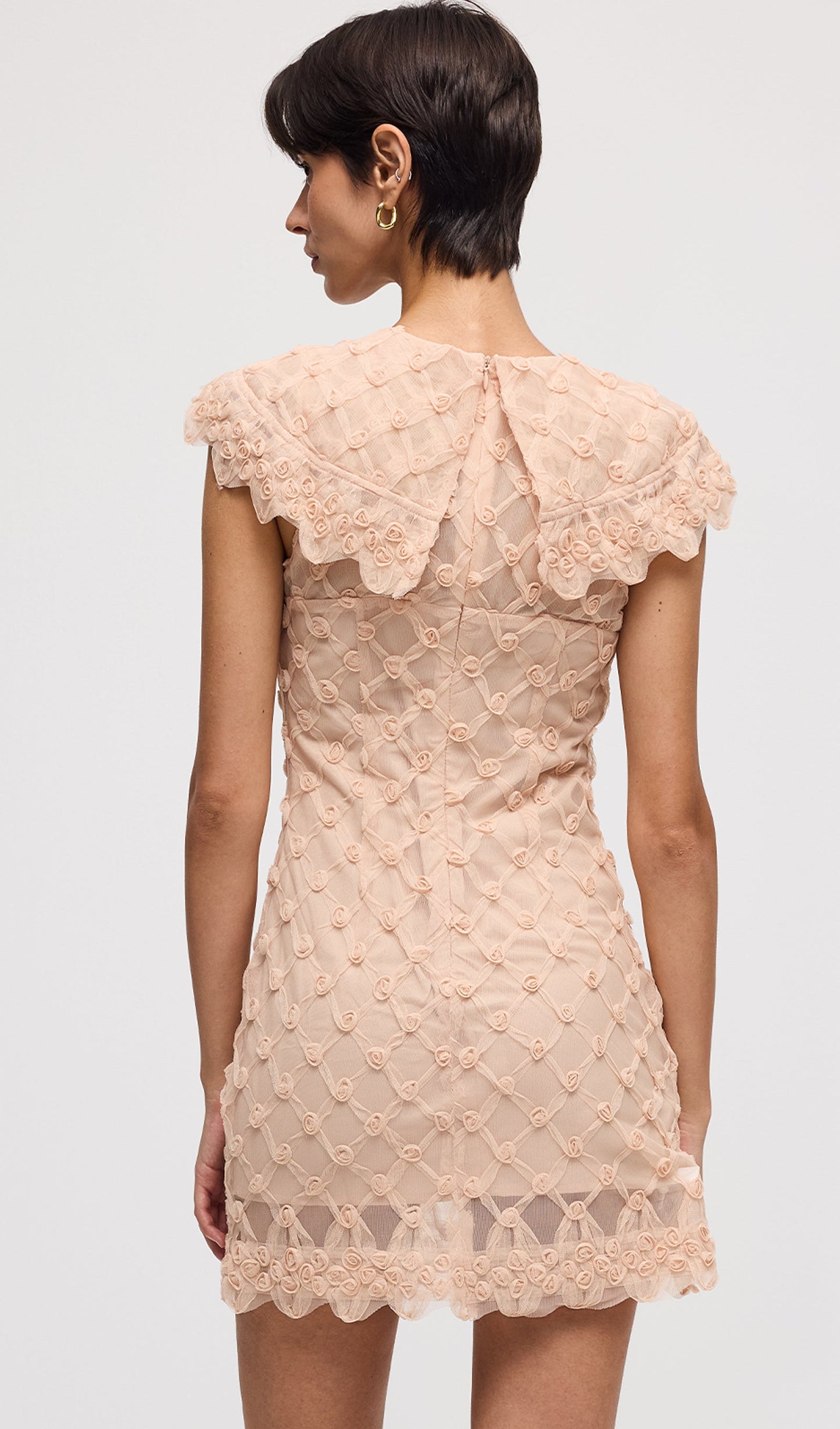 Sleeveless Mini Dress In Pink