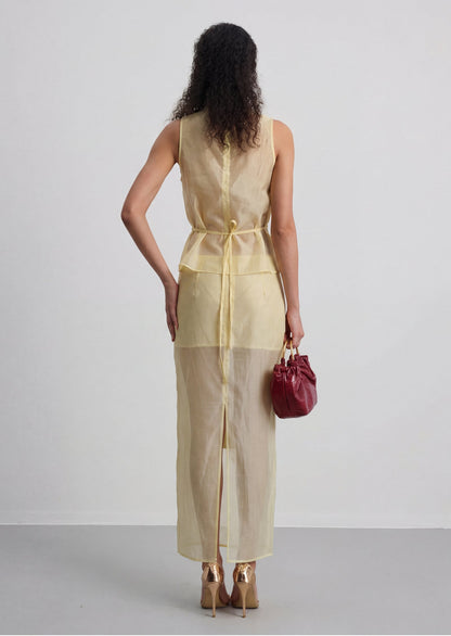Rosie Semi Sheer Sleeveless Two Piece Set