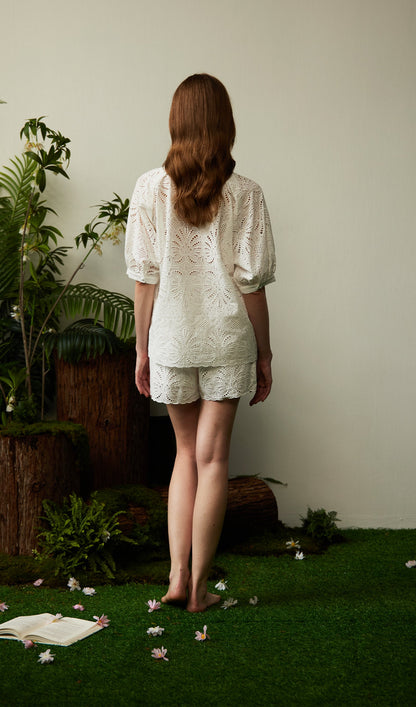 Hollow Out Short Two Piece Sets