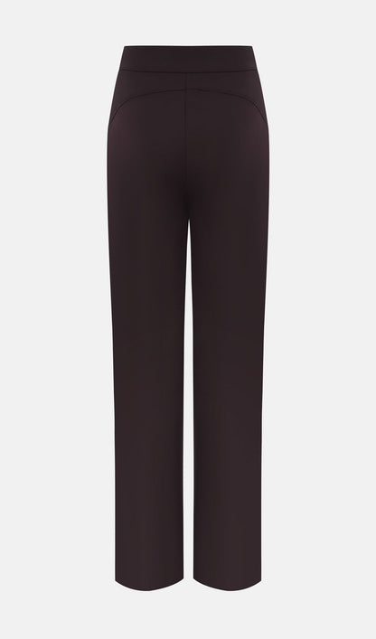 Fitted Jacket With High Collar & Maxi Pants