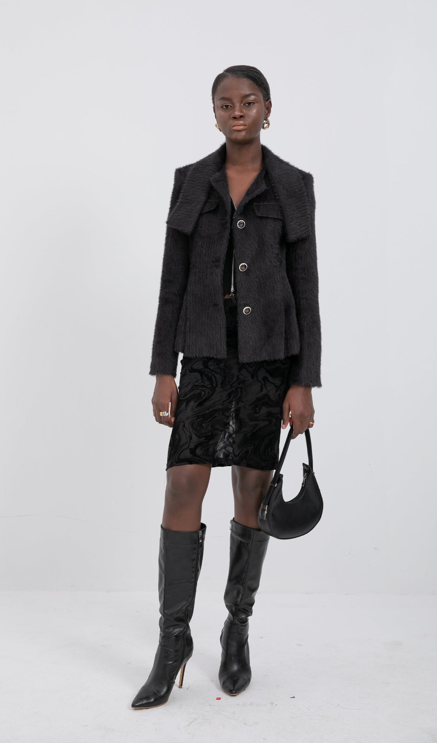Trendy Feather Cardigan Coat