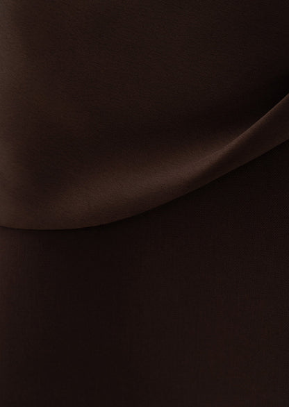Mini Wrap Dress With Draped Waist