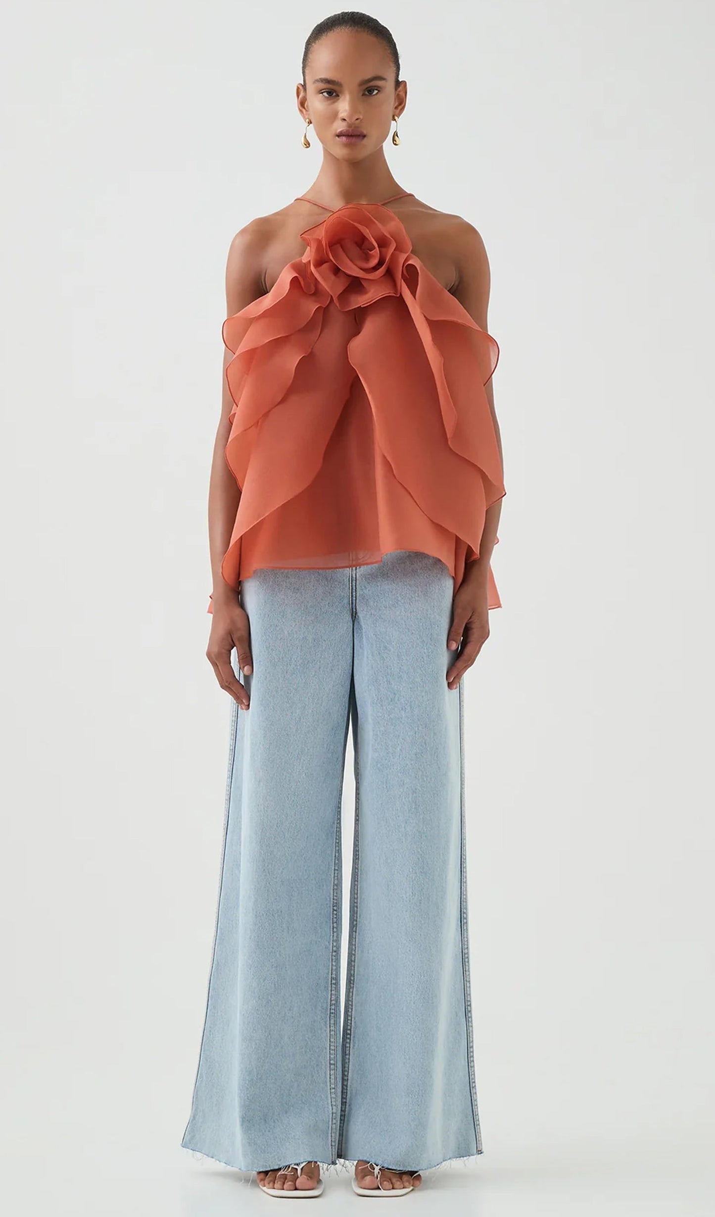 Sleeveless Layered Top