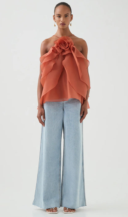 Sleeveless Layered Top