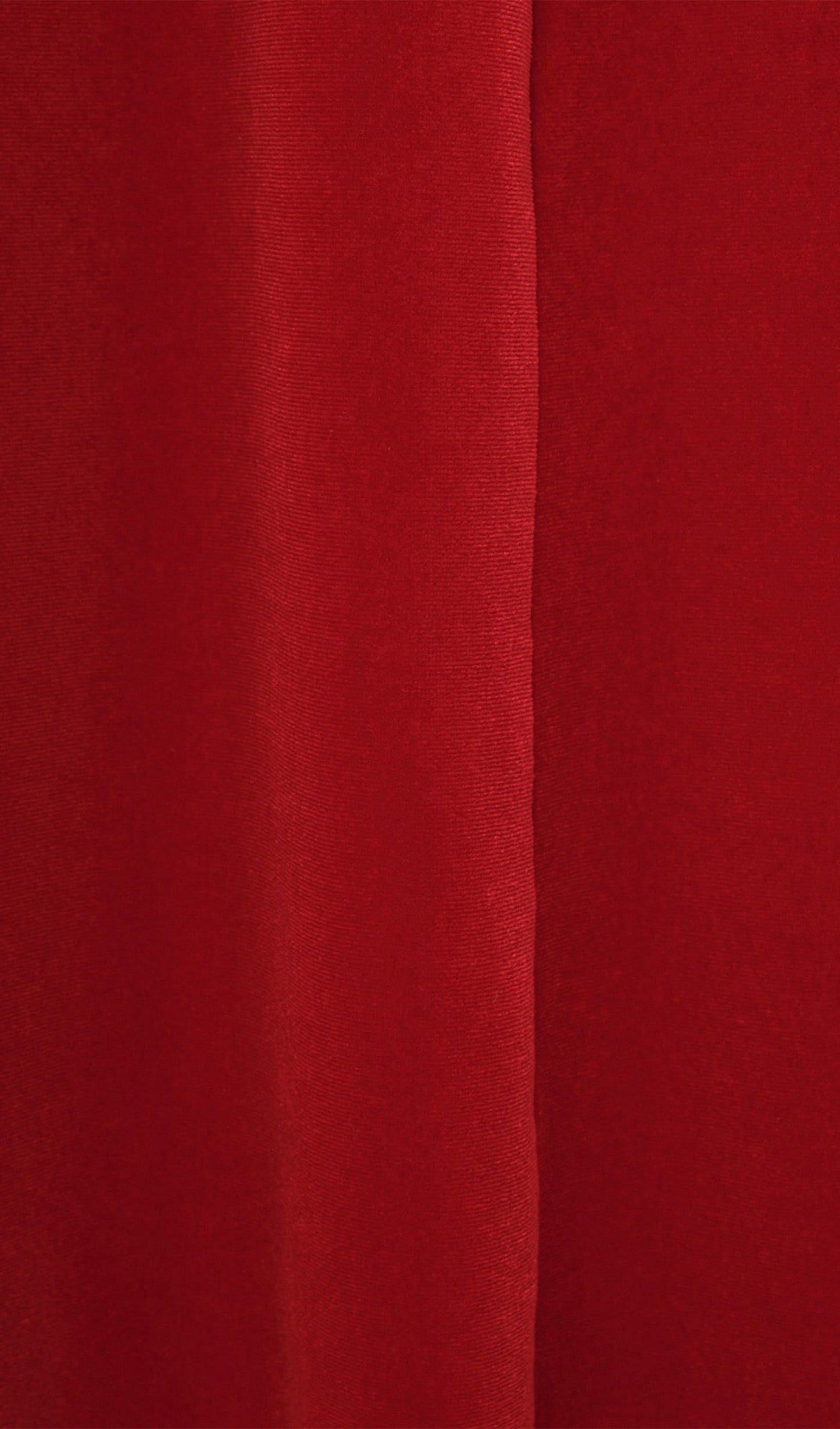 Long Sleeved Gathers  Maxi Dress Red