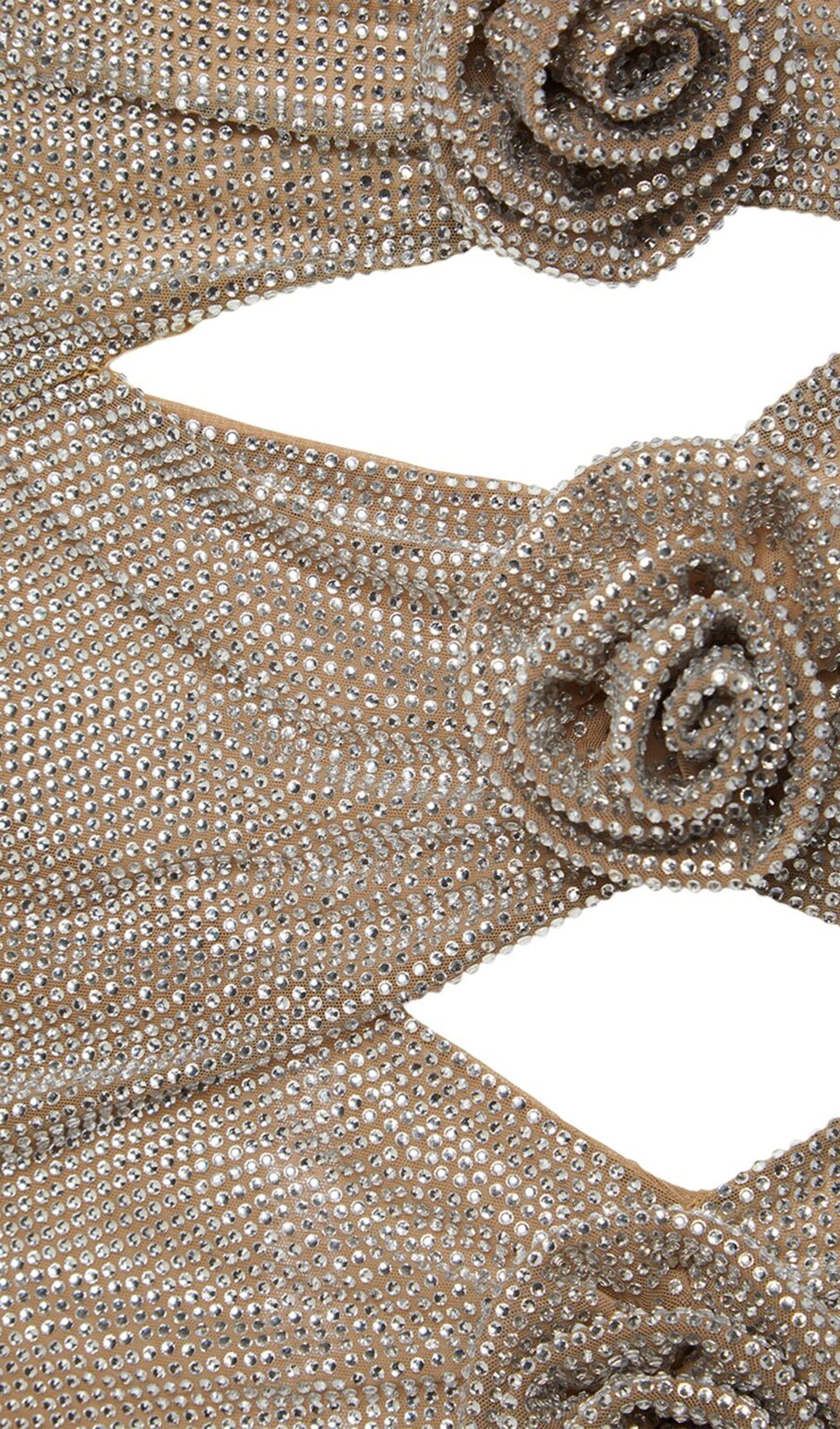 Crystal-Embellished Mini Dress
