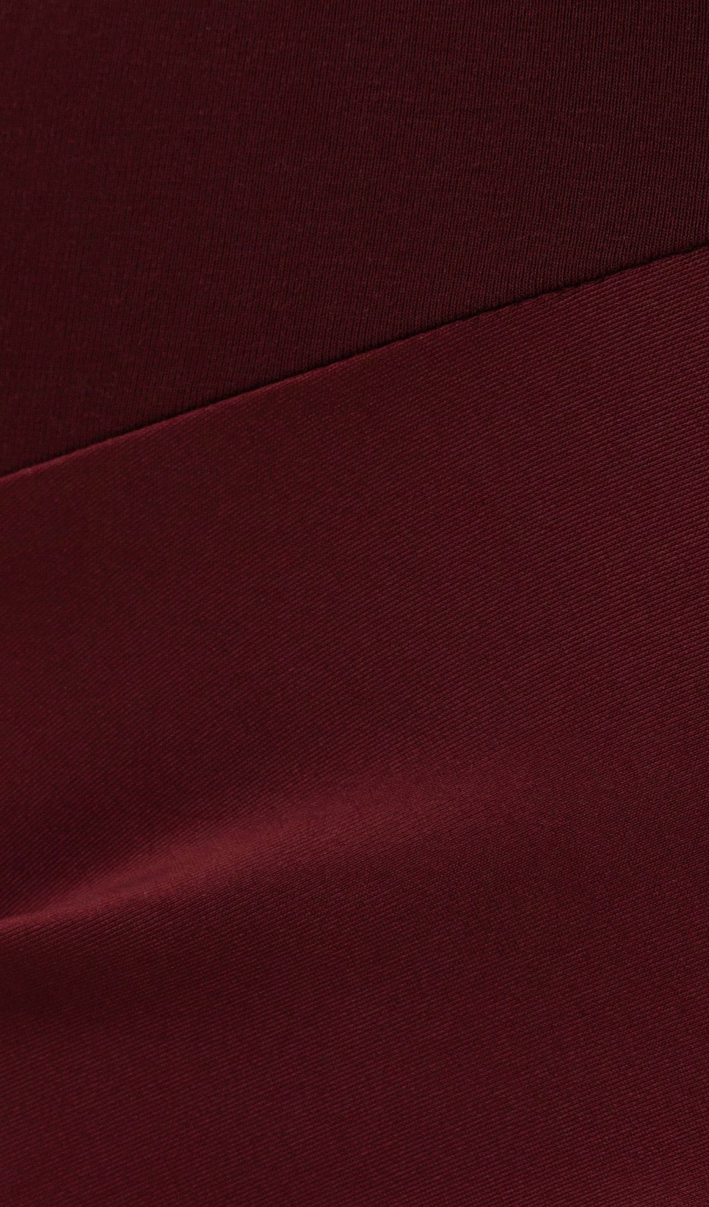Combination Maxi Dress With Satin In Red