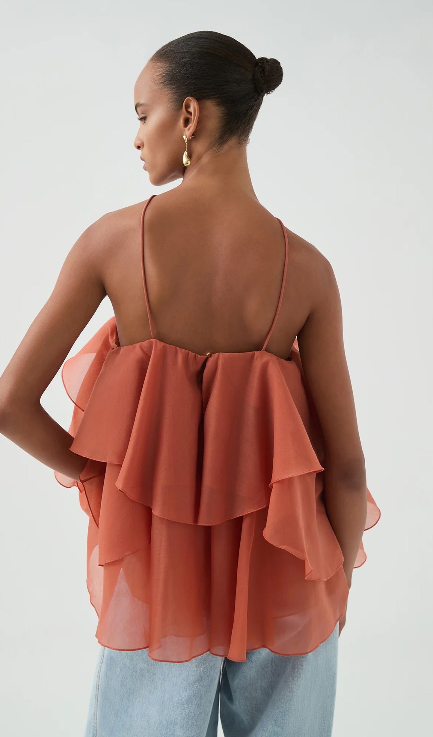 Sleeveless Layered Top