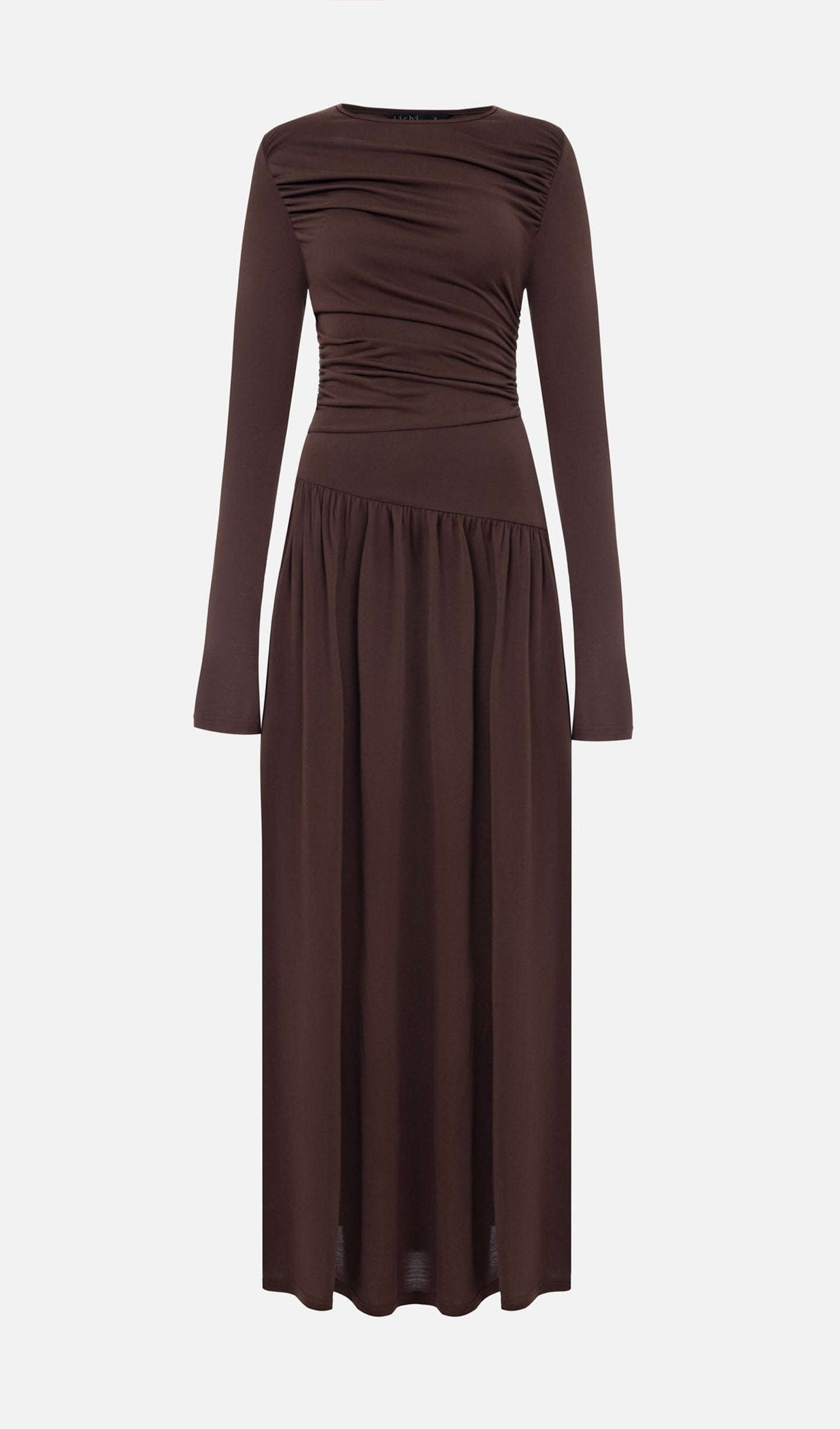 Ruffle Knitted Maxi Dress