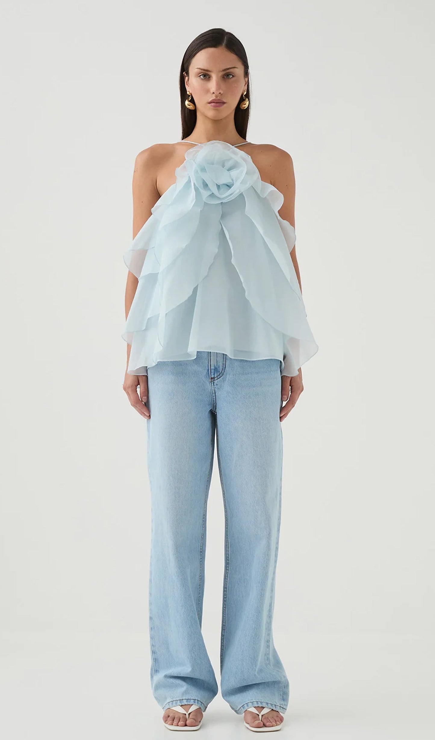 Sleeveless Layered Top