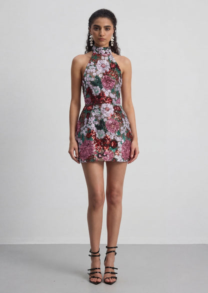 Deirdre Pink Multi Mini Dress