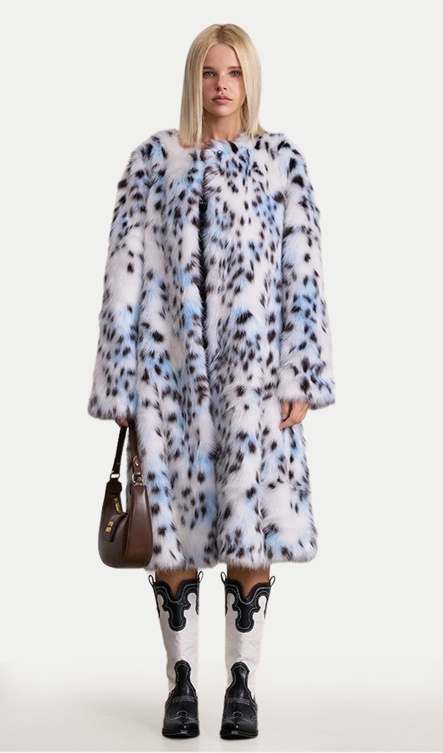 Lynx Leopard Print Coat