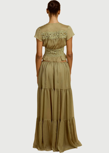 Sabrina Top & Tiered Skirt Set