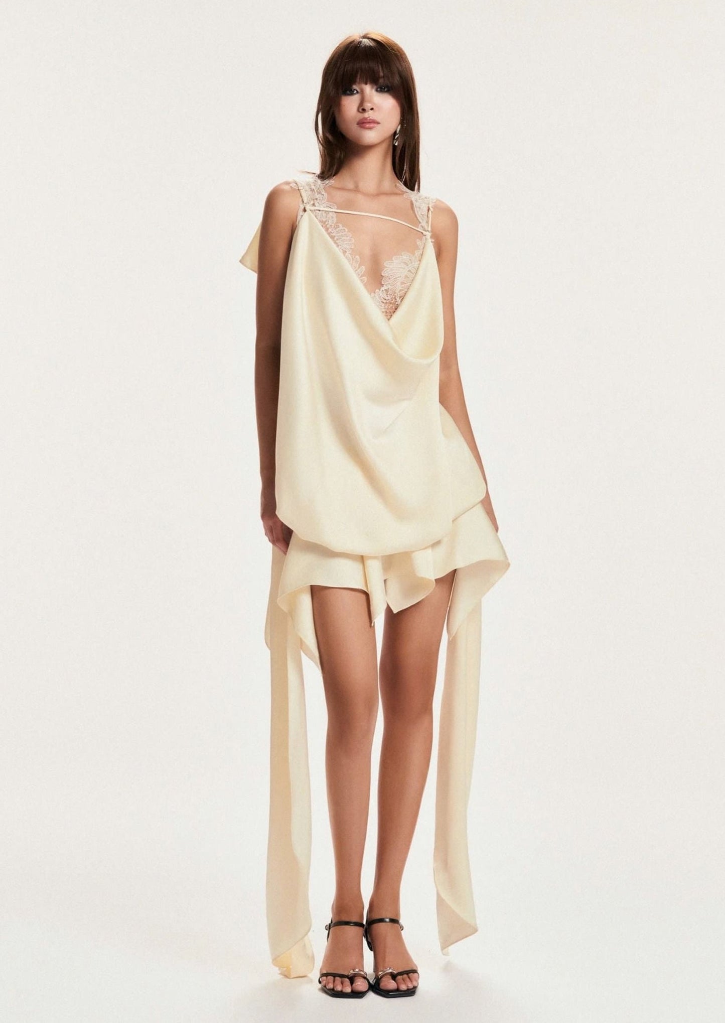 Malus Asymmetrical Mini Dress