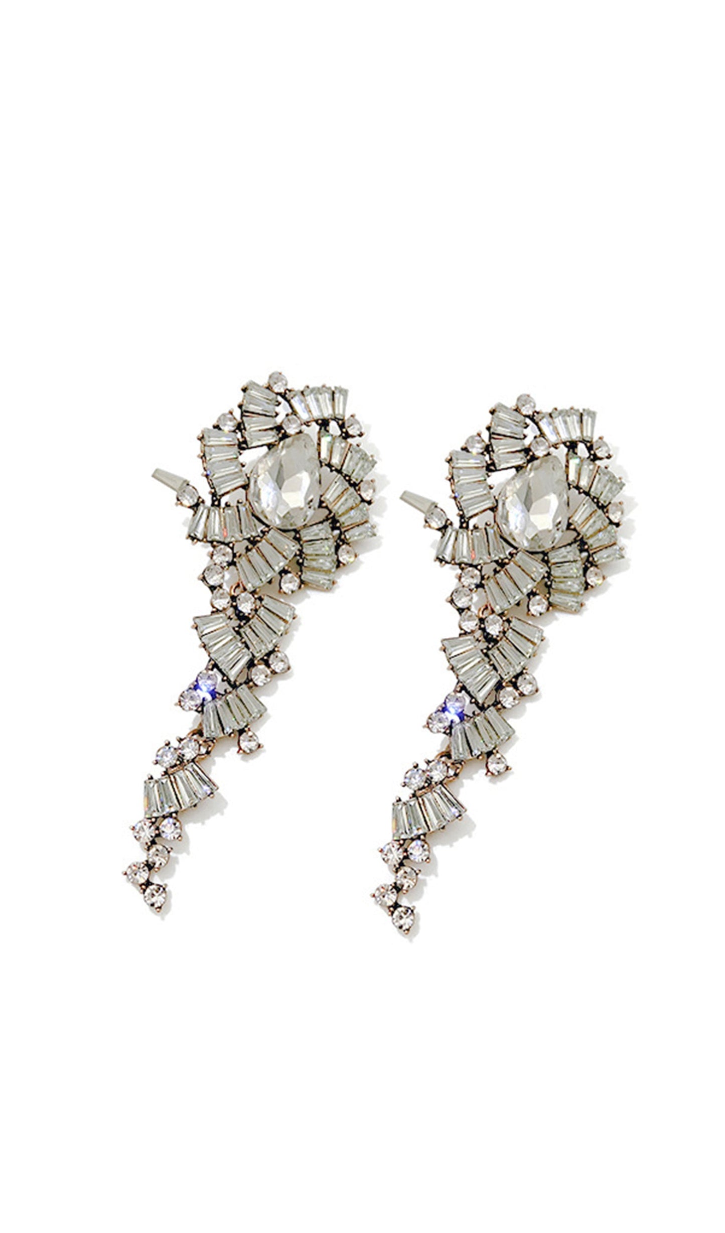 Rhinestone Dangle Drop Earrings