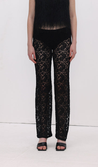 Lace Hollow Out Trousers