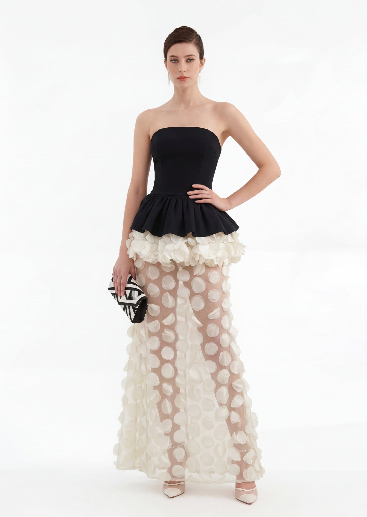 Bronx Flower Mesh Maxi Dress