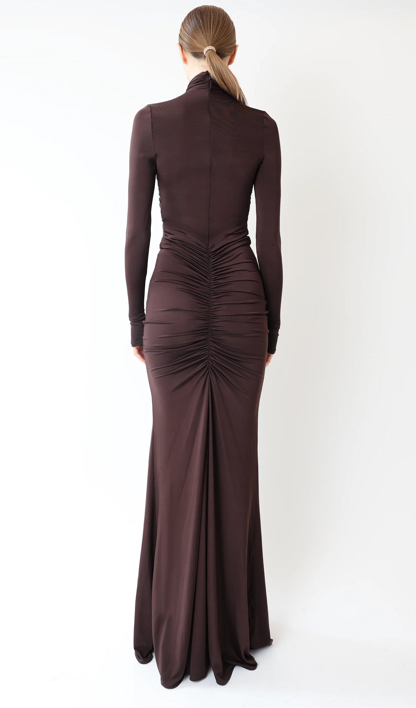 Jersey Hollow Out Maxi Dress
