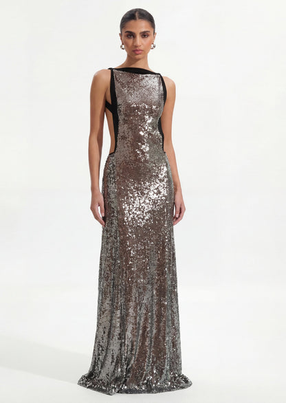 Jacqueline Sequinned Maxi Dress