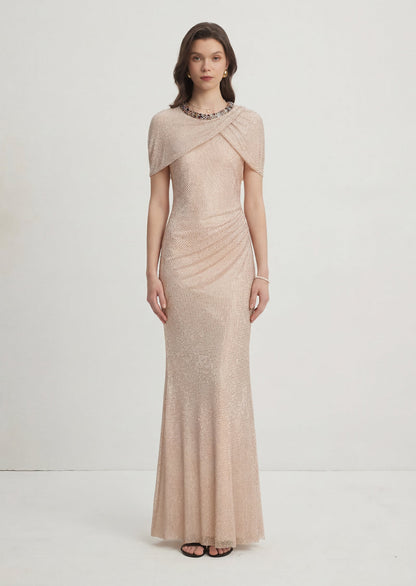 Justine Rhinestone Maxi Dress