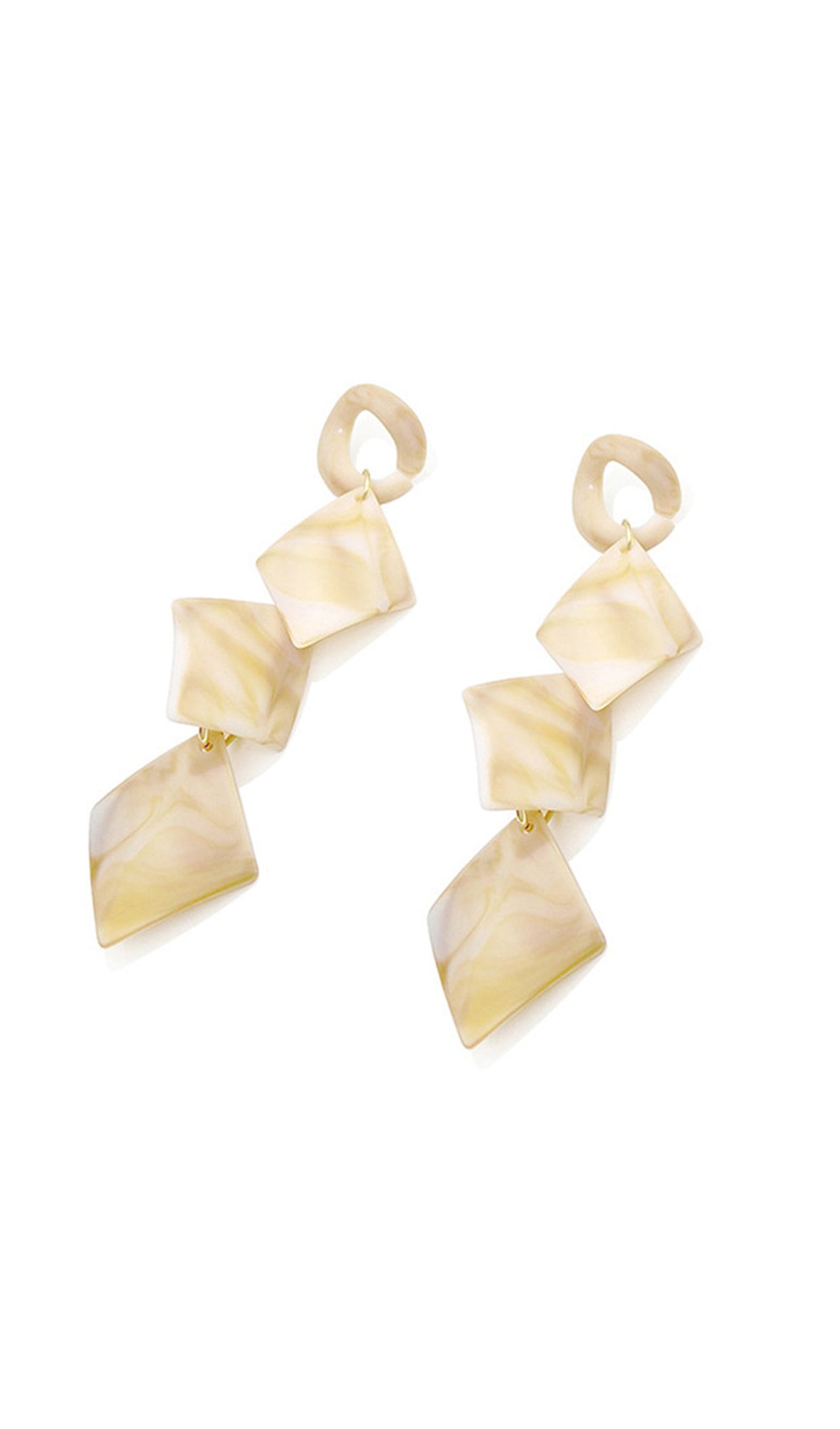 Geometric Dangle Drop Earrings