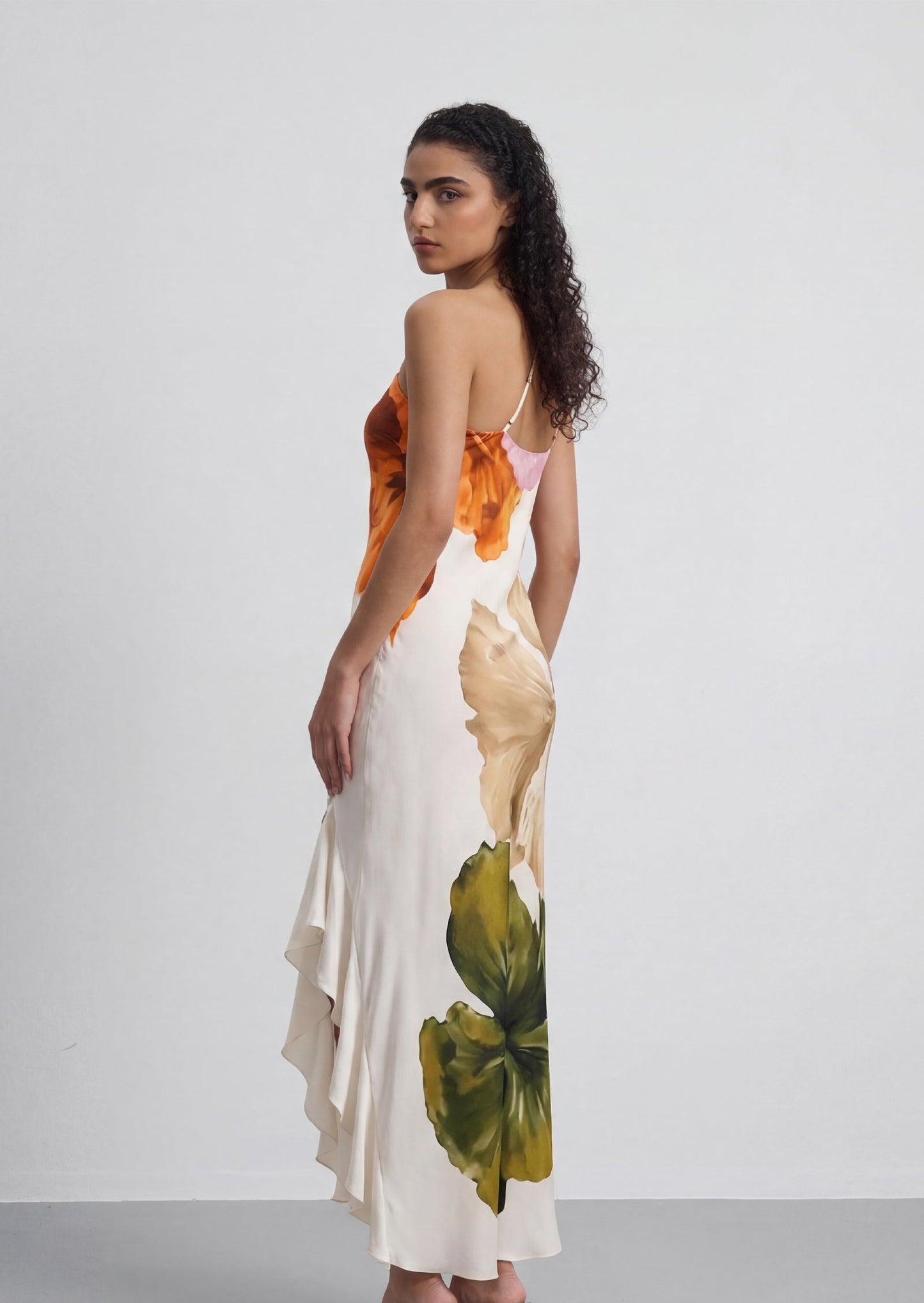 Marlene One Shoulder Floral Maxi Dress