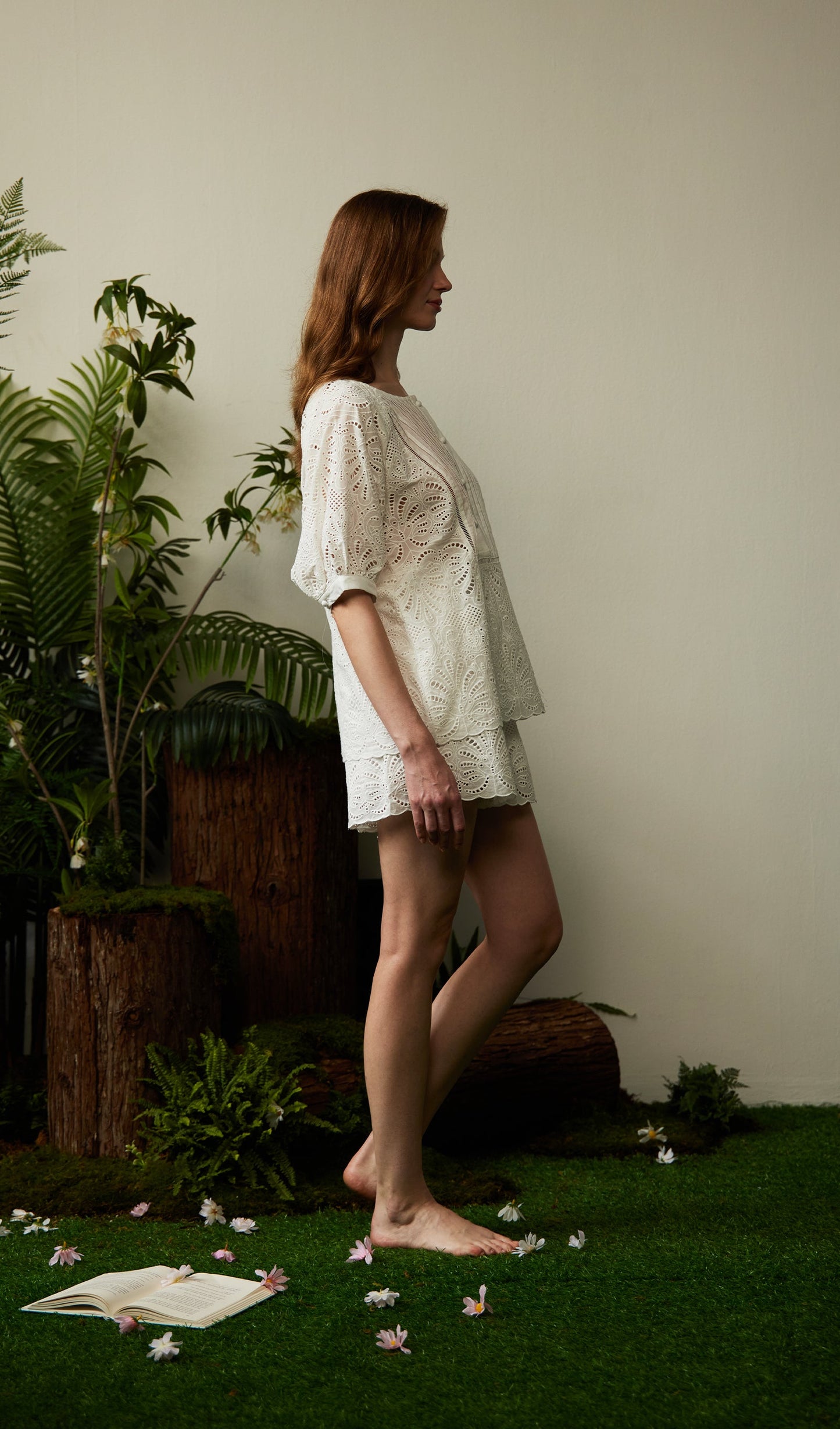 Hollow Out Short Two Piece Sets
