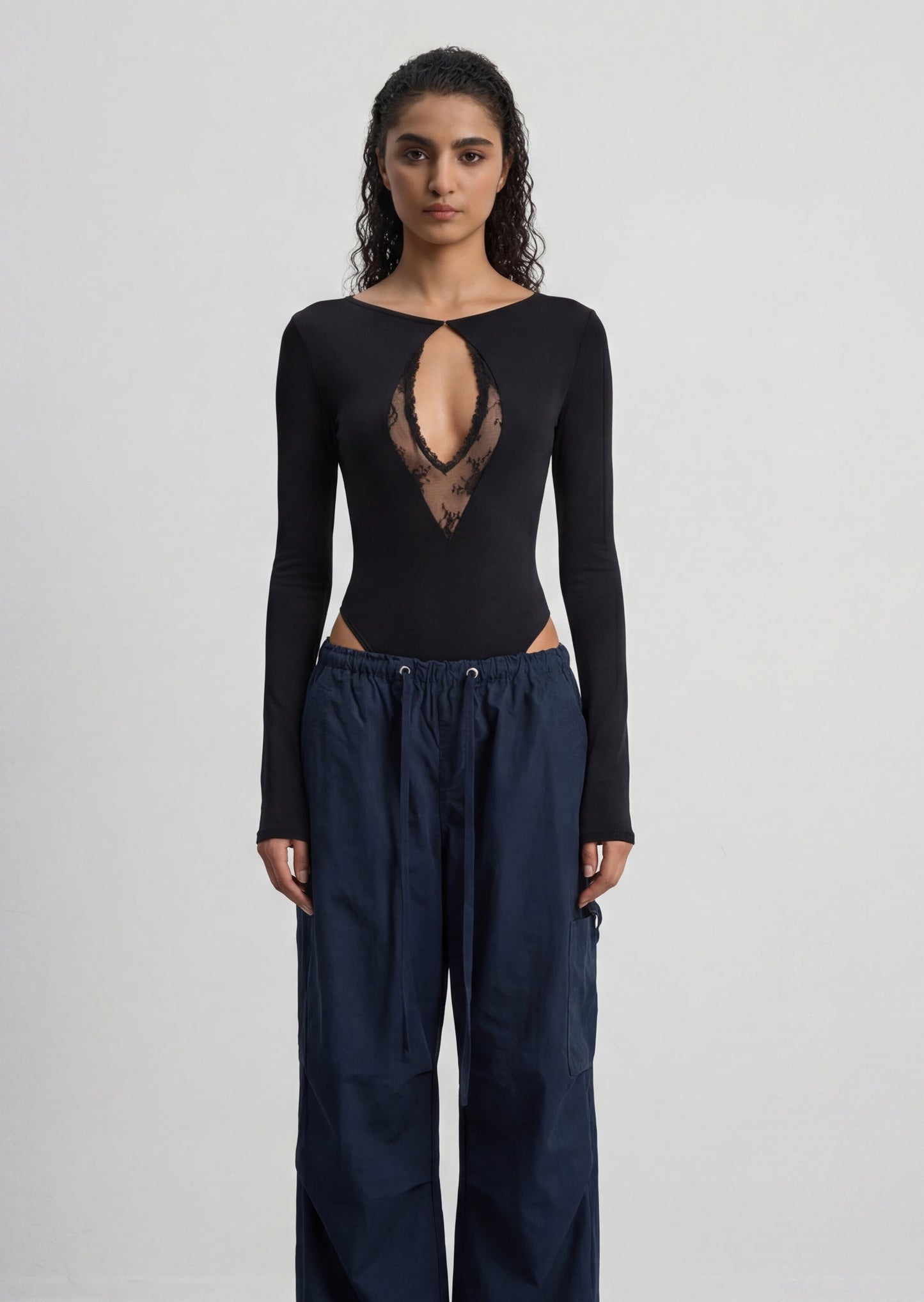 Emily Cutout Lace Bodysuit