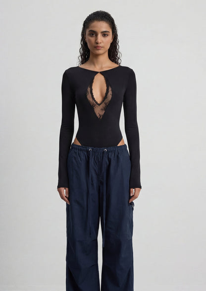 Emily Cutout Lace Bodysuit