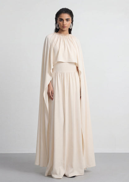 Layali Elegance Cape Dress Set
