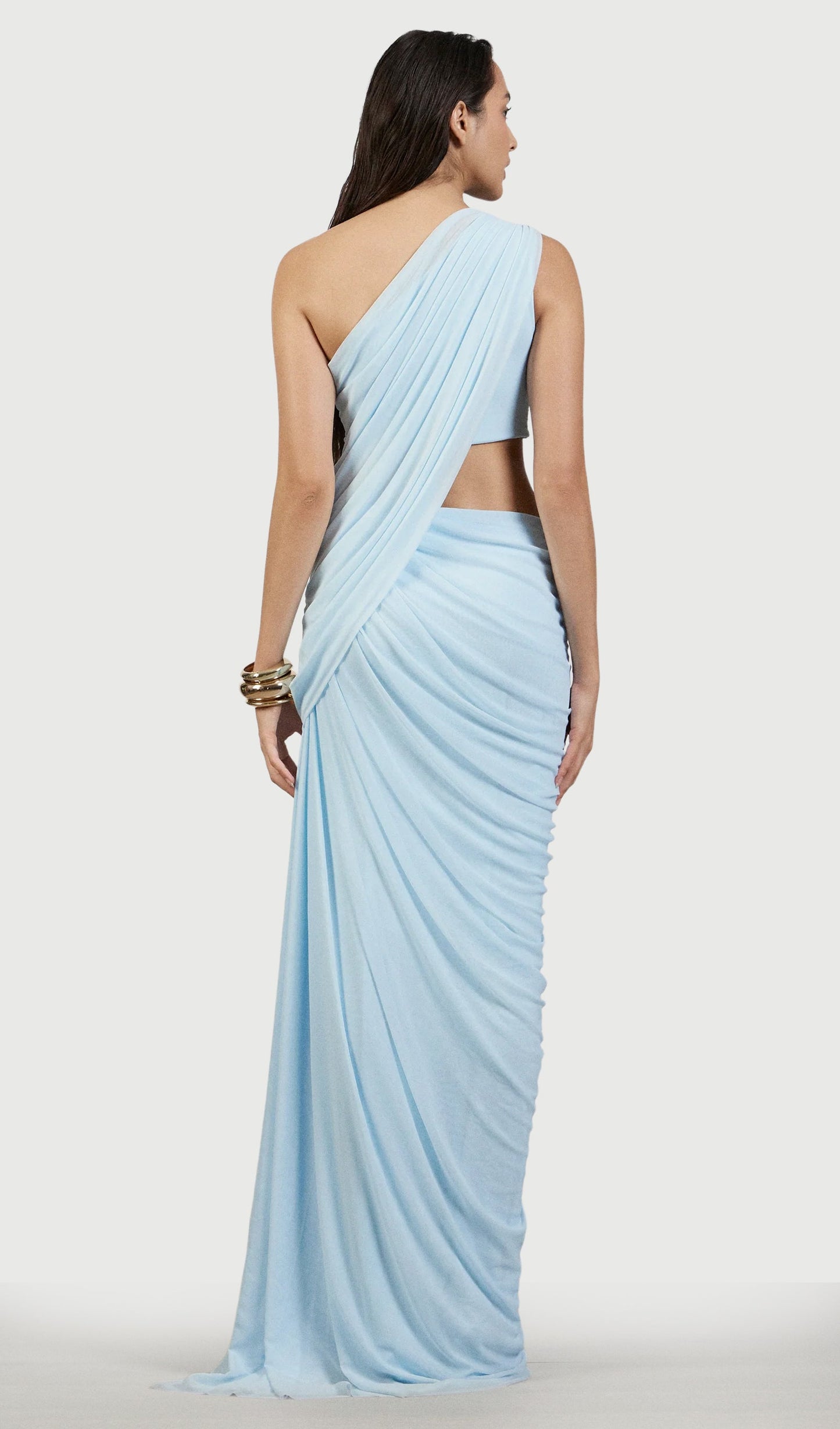 Layali Rose One Shoulder Maxi Dress
