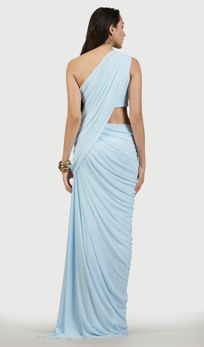 Layali Rose One Shoulder Maxi Dress