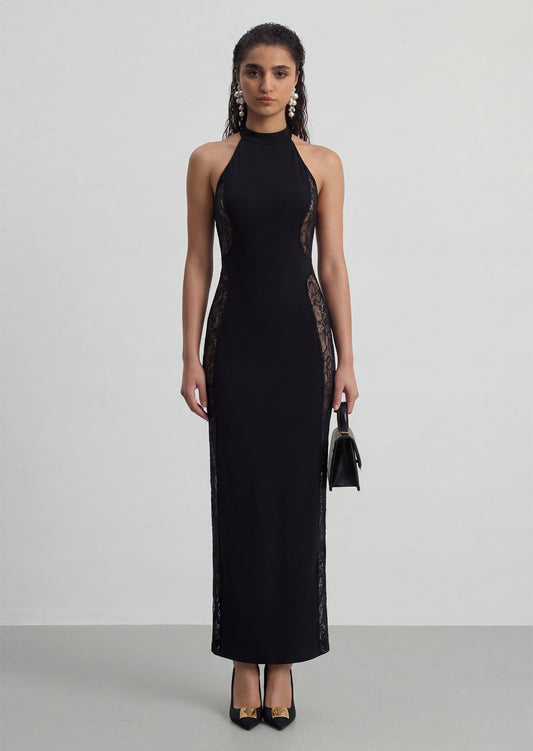 Rosemary Lace Cut Out Maxi Dress