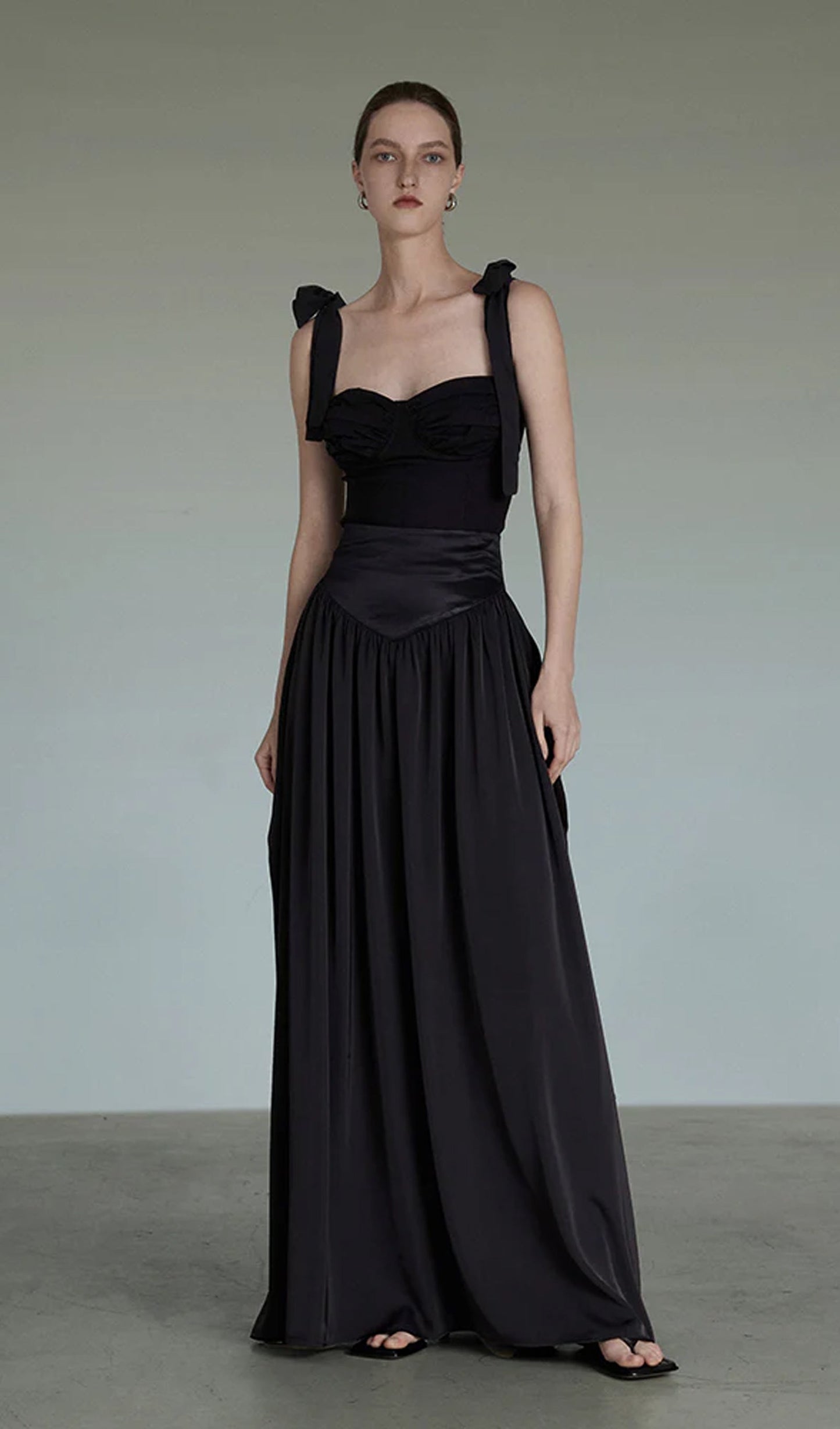 Bustier Crop Top & Midi Skirt Set