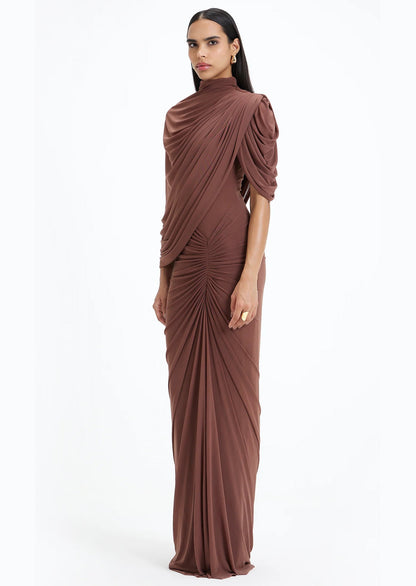 Layali Rose Long Sleeve Maxi Dress