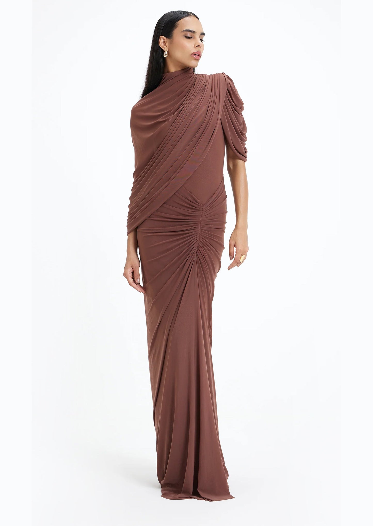Layali Rose Long Sleeve Maxi Dress