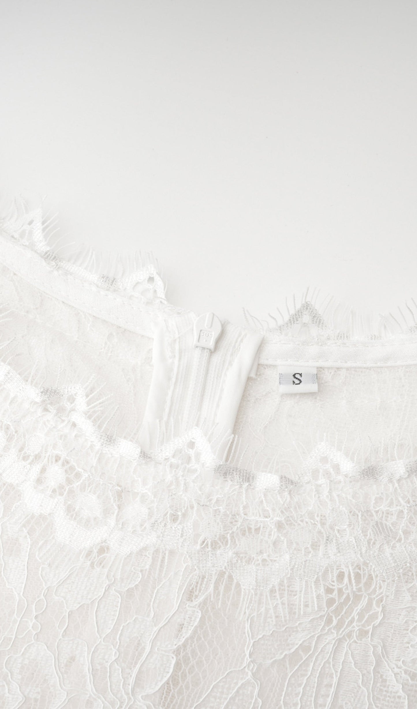 Long Sleeve Lace Mesh Midi Layered Dress