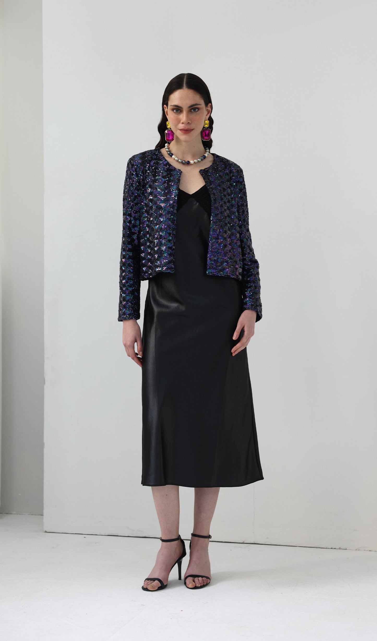 Sequined Embellished Jacket