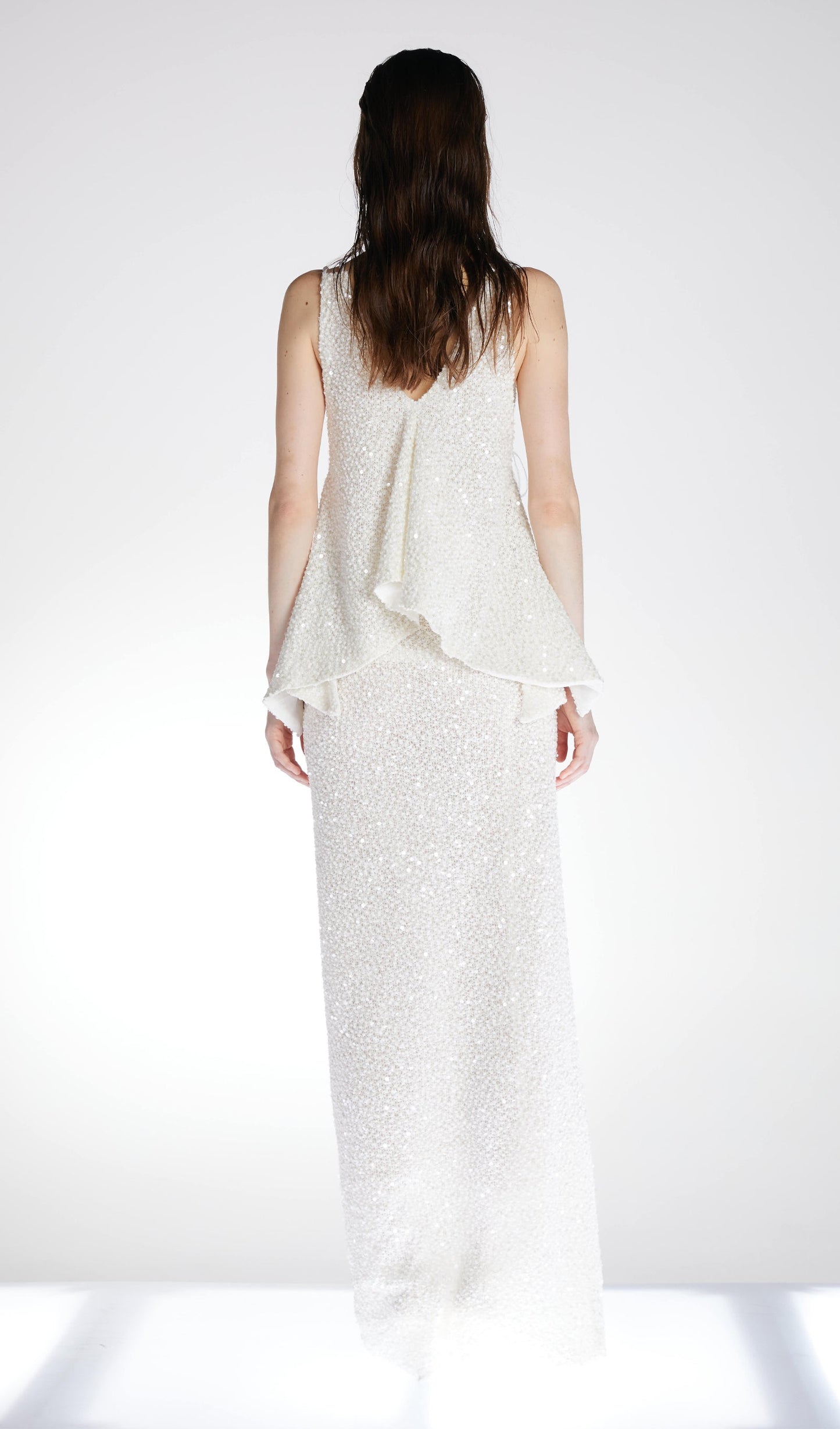Sequined Tank Top & Maxi Skirt