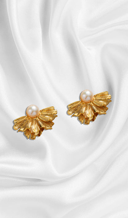 Retro Leaf Earrings