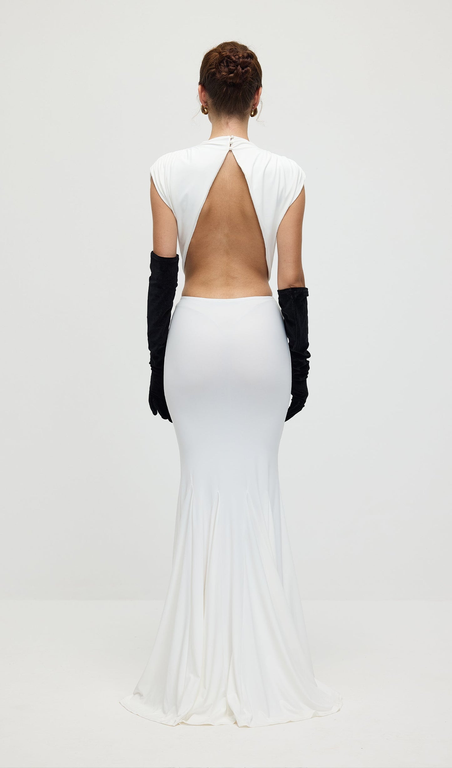 Jersey  Cut Out Detail Maxi Dress